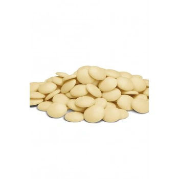 Ovalette Fildişi Beyaz Kuvertür Para Pul (1kg) Çikolata %35 (5 kg lık ambalajlardan bölünerek satılmaktadır) Yaz aylarında sıcaktan dolayı kargoda yaşanacak erime durumundan firmamız sorumlu değildir.