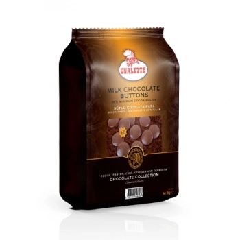 Ovalette Sütlü Kuvertür Para Pul Çikolata %35(5Kg)