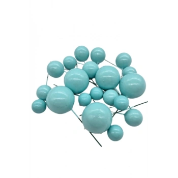 Pasta Süsleme Topları Açık Mavi