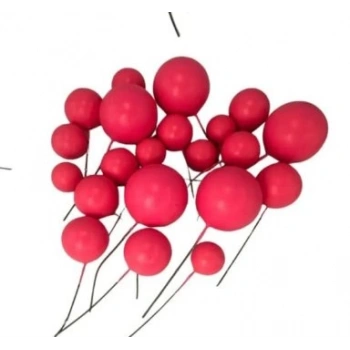 Pasta Süsleme Topları Fuşya