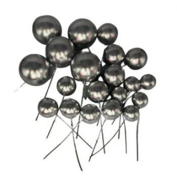 Pasta Süsleme Topları Gümüş