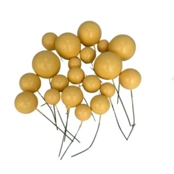 Pasta Süsleme Topları Sarı