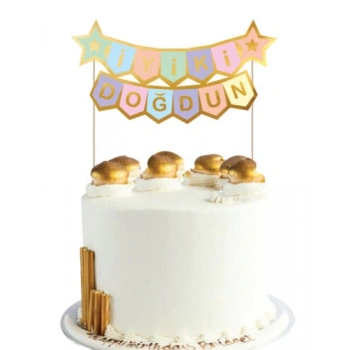 Pasta Üstü Süs İyi ki Doğdun iyiki doğdun