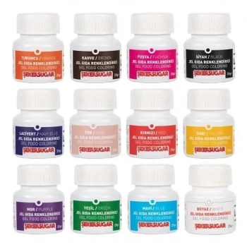 Seker Sugar Jel Gıda Boyası 25 gr