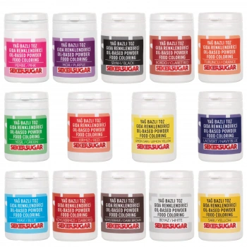 Şeker Sugar Yağ Bazlı Toz Gıda Boyası 15 Gr
