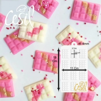 Silikon Mini Çikolata Kalıbı