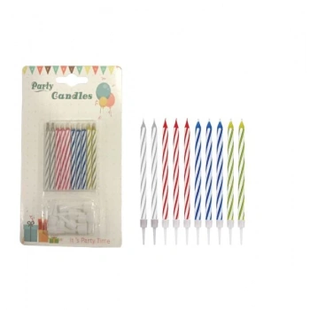 Sönmeyen Şaka Mumu 7 cm 10 lu