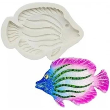 Tekli Büyük Balık Silikon Kalıp