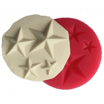 Cesil 4 lü Yıldız Silikon Kalıp