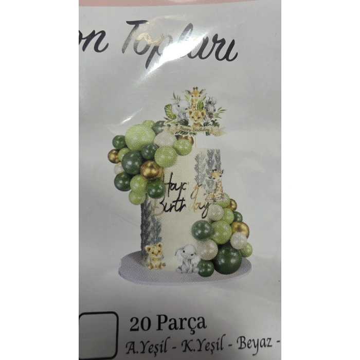 Safari Pasta Süsleme Topları