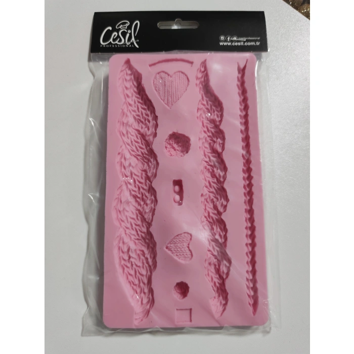 Örgü Bordür Silikon Kalıp