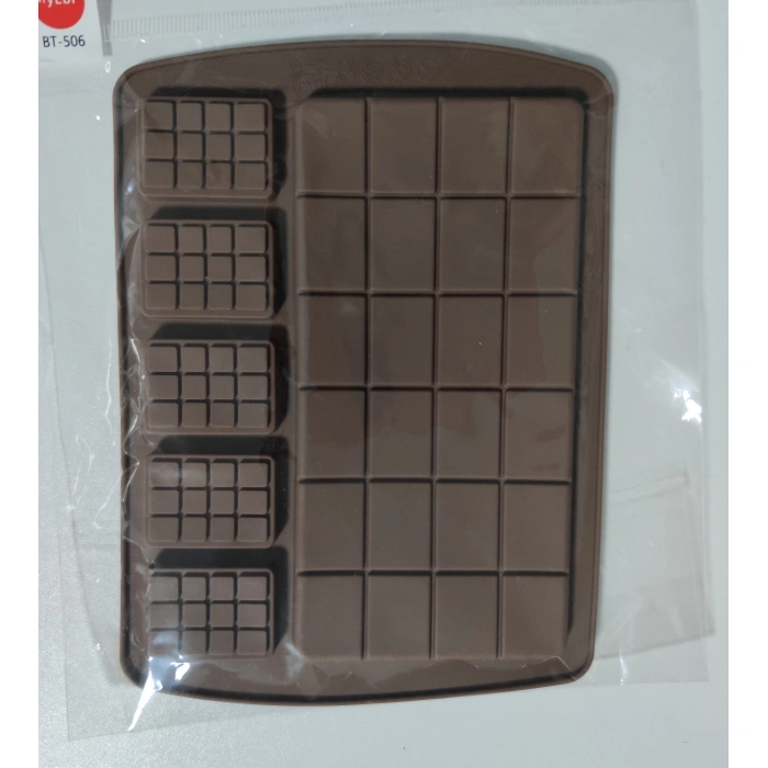Silikon Çikolata Kalıbı Küçük & Büyük Tablet