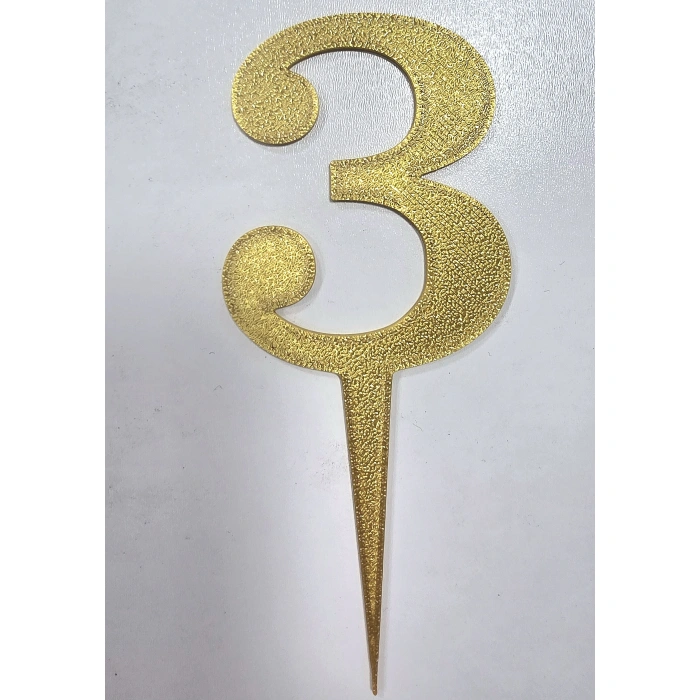 3d Filament Baskı 3 Rakamı 8 cm