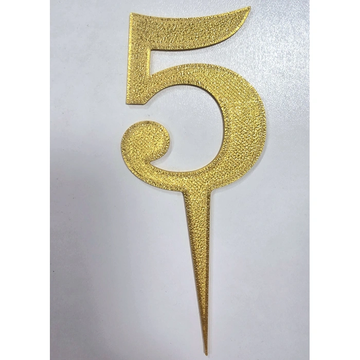 3d Filament Baskı 5 Rakamı 8 cm