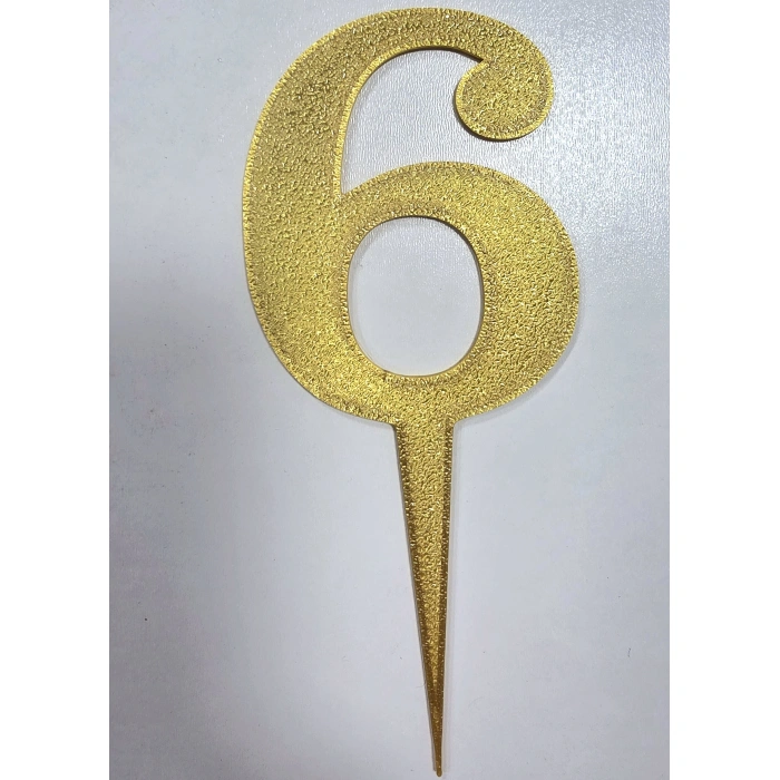 3d Filament Baskı 6 Rakamı 8 cm