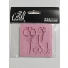 Cesil Makaslar Silikon Kalıp 7.5*7.5 cm