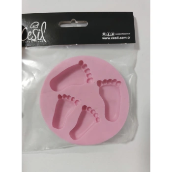Cesil Ayaklar Silikon Kalıp 5*4 cm