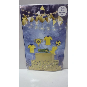 Fenerbahçe Temalı Pasta Üstü Süs