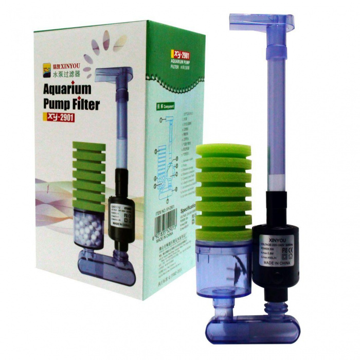 Xinyou Tek Süngerli Motorlu Seramikli Pipo Filtre XY-2901 - mixpet
