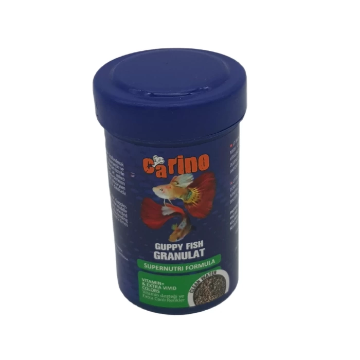 Carino Guppy Fish Granulat Lepistes Balık Yemi 250 ml