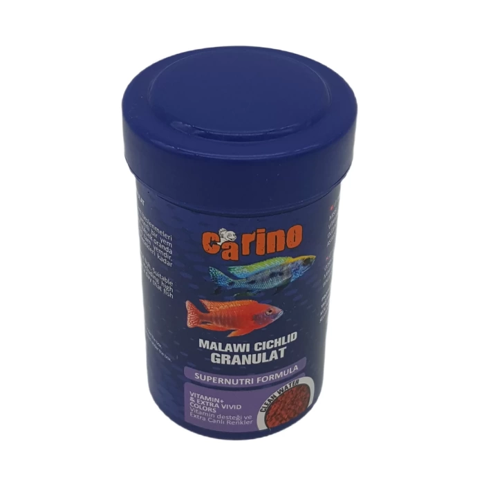 Carino Malawi Cichlid Granulat Etçil Balık Yemi 100 ml
