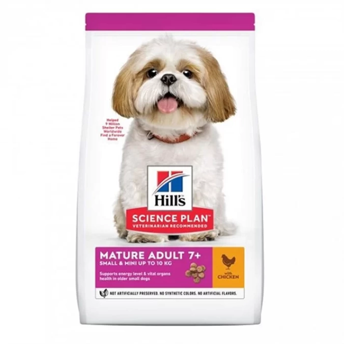 Hills Mature 7+ Tavuklu Mini Irk Yaşlı Köpek Maması 1.5 Kg