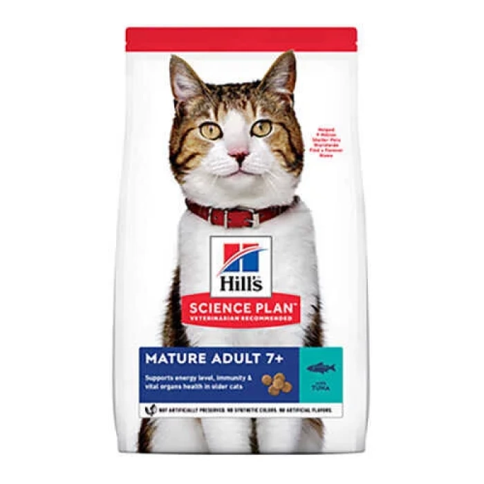 Hills Mature +7 Ton Balıklı Yaşlı Kedi Maması 1.5 Kg