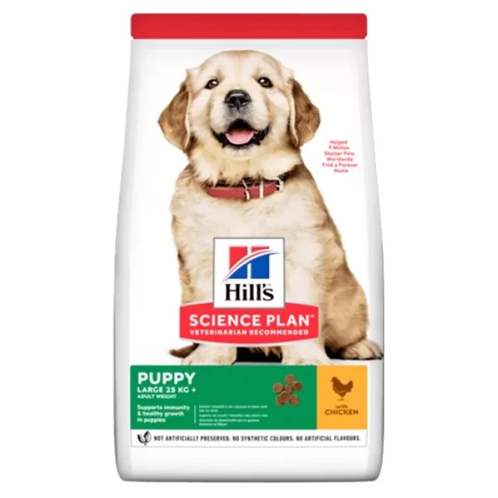 Hills Puppy Large Breed Tavuklu Büyük Irk Yavru Köpek Maması 2.5 Kg