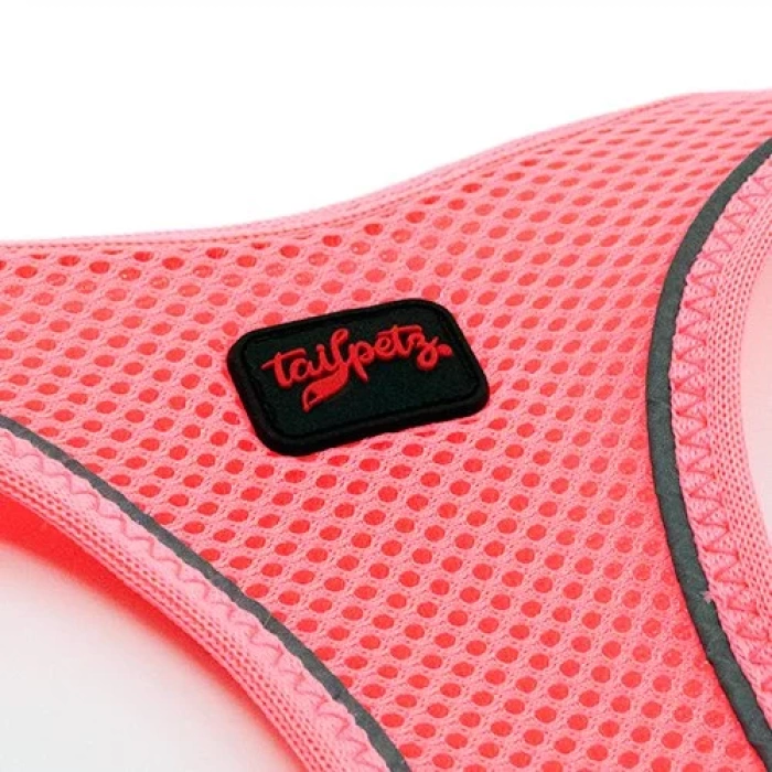 Tailpetz Airmesh Neon-Pembe Göğüs Tasması