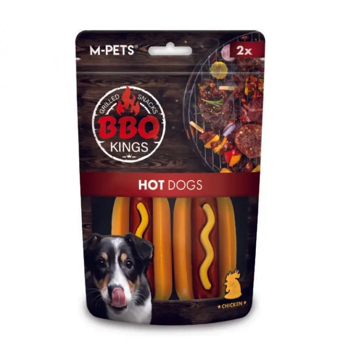 M-Pets BBQ Kings Hot Dogs Tavuklu Köpek Ödül Maması 135 gr