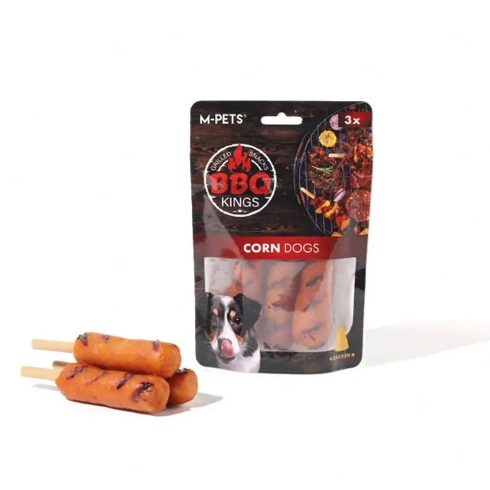 M-Pets BBQ Kings Corn Dogs Tavuklu Köpek Ödül Maması 90 gr