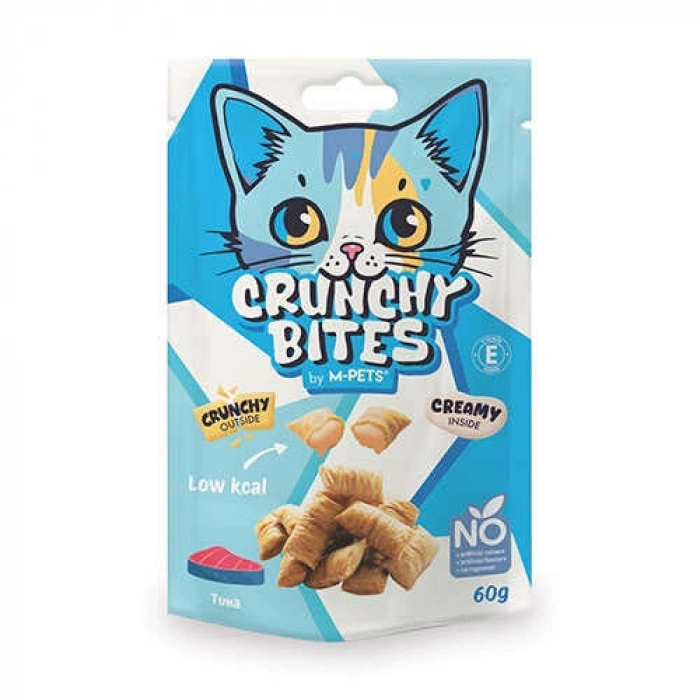 M-Pets Crunchy Bites Ton Balıklı Kedi Ödül Maması 60 Gr