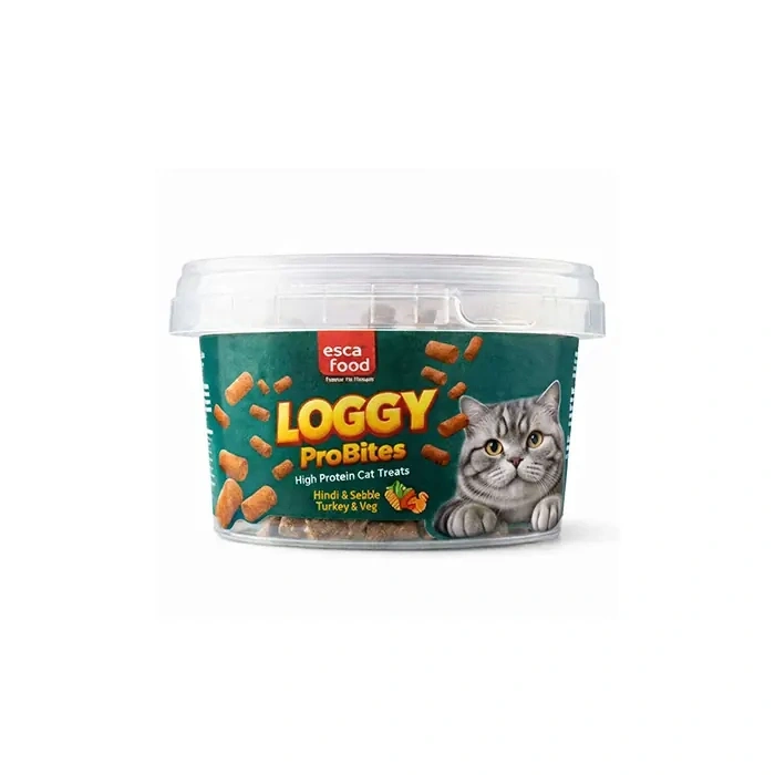 Esca Loggy Pro Bites Hindi ve Sebzeli Kedi Ödül Maması 110 Gr