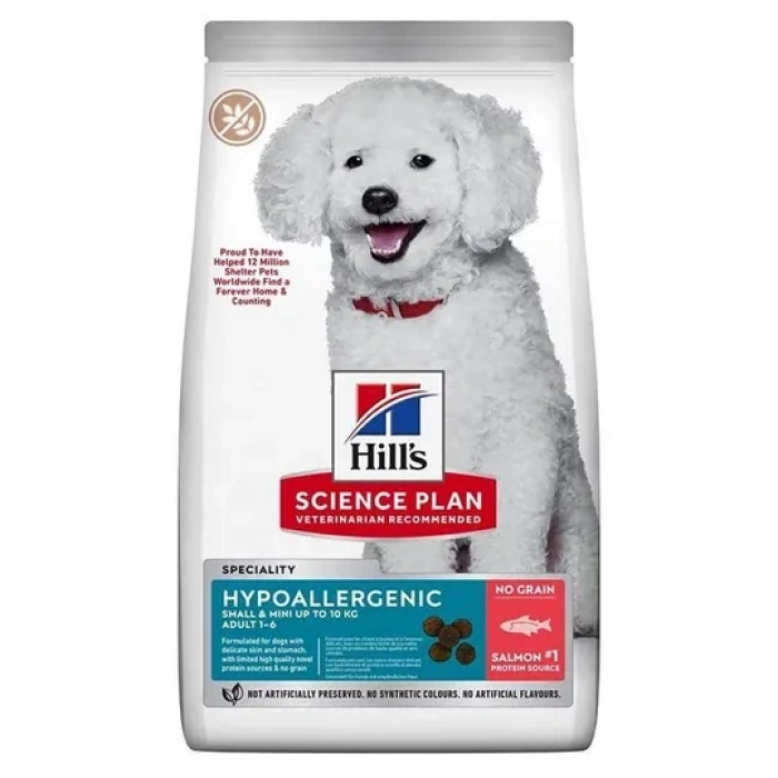 Hills Hipoalerjenik Küçük ve Mini Irk Somonlu Yetişkin Köpek Maması 1.5 Kg