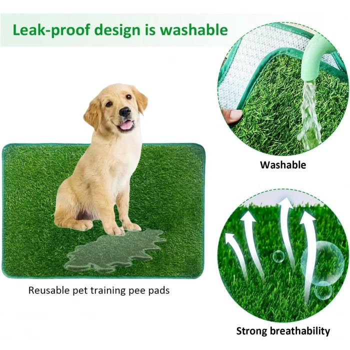 Tekrar Kullanılabilir Köpek Tuvalet Eğitim Halısı M 46x58 cm