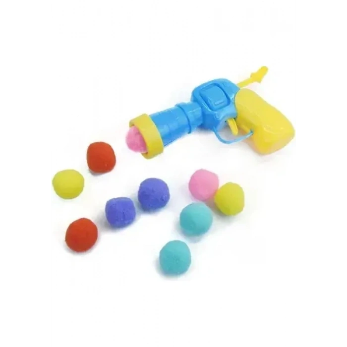 Peluş Top Atan İnteraktif Kedi Oyuncağı (10 Adet Toplu)