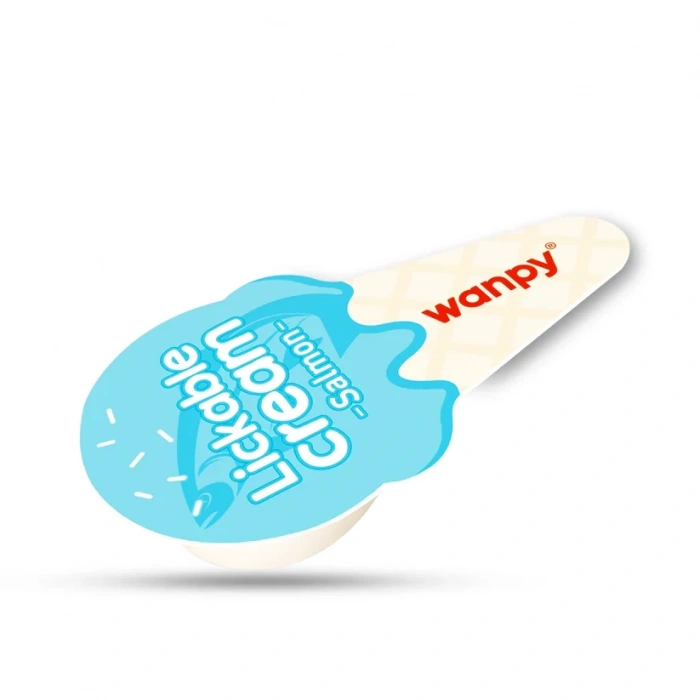 Wanpy Somonlu Kaşıklı Kedi Ödül Kreması 16 gr