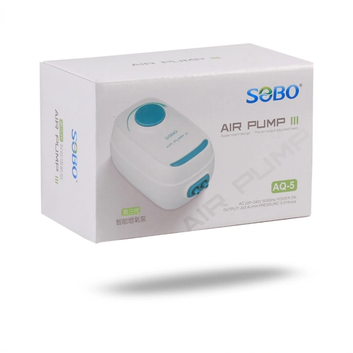 Sobo Sessiz Ayarlanabilir Çift Çıkışlı Hava Motoru AQ-5