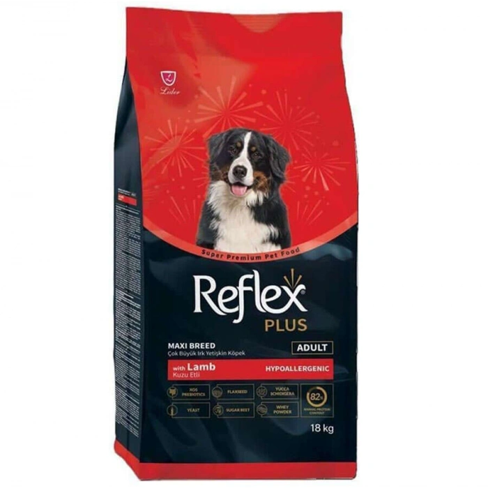 Reflex Plus Çok Büyük Irk Kuzu Etli Köpek Maması 18 Kg