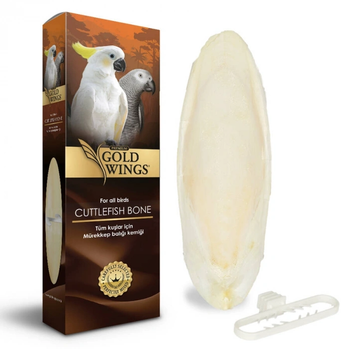 Gold Wings Premium Mürekkep Balığı Kemiği Büyük (Kalamar)