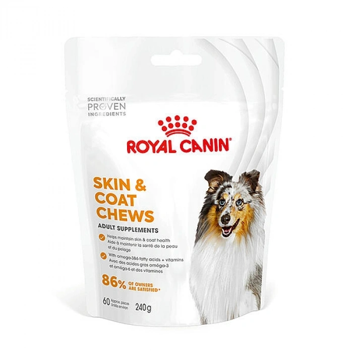 Royal Canin Deri ve Tüy Sağlığı Destekleyici Tamamlayıcı Yetişkin Köpek Ödül Maması 240 gr