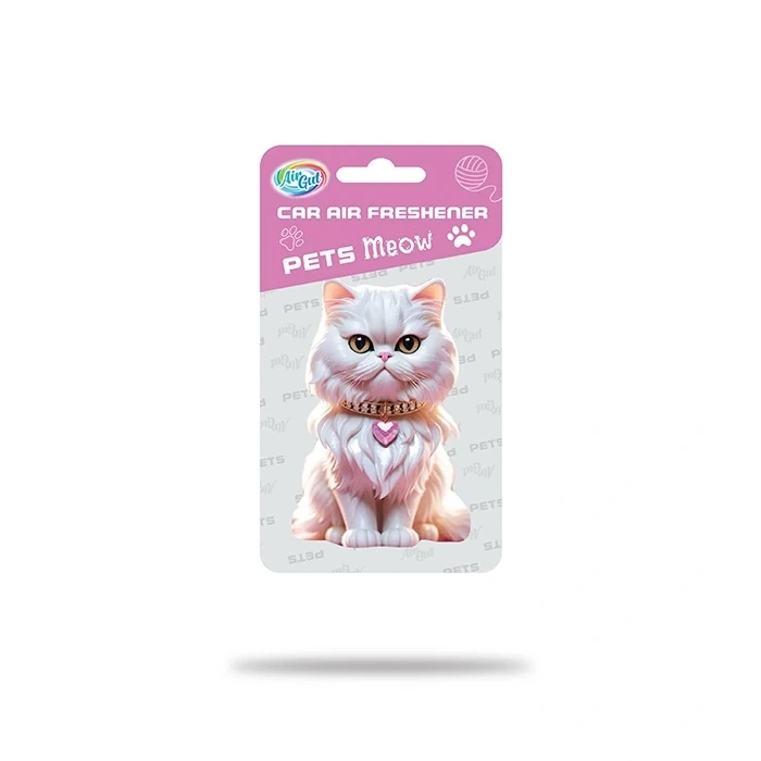 Airgut Pets Car Air Freshener Araç Kokusu Meow