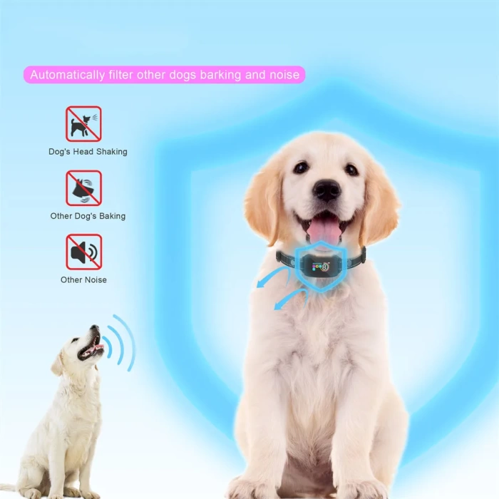 Ayarlanabilir Su Geçirmez Havlama Önleyici Köpek Eğitim Tasması Usb Şarjlı 0-68 Cm