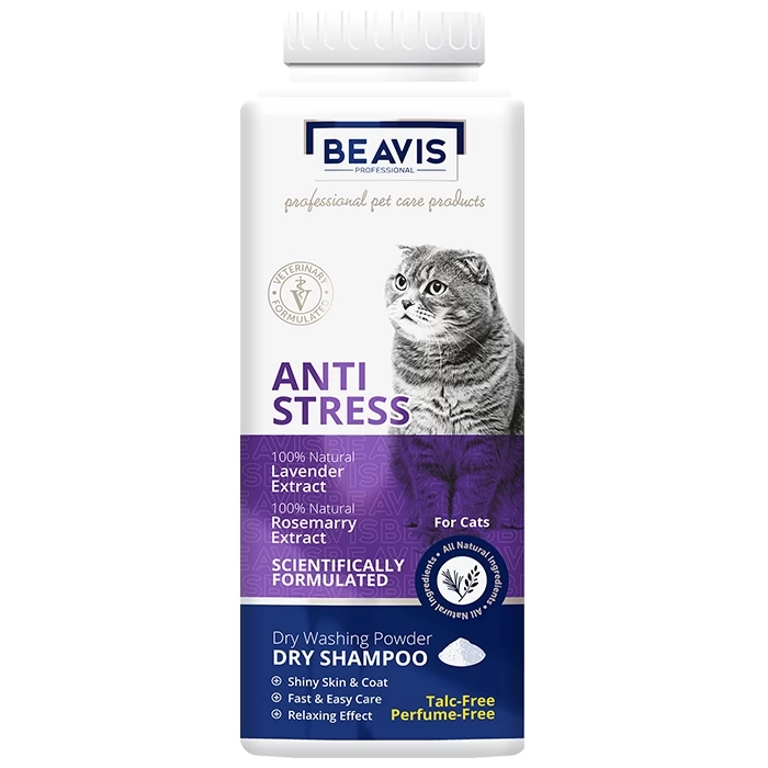 Beavis Anti-Stress Lavanta ve Biberiye Özlü Kedi Toz Şampuanı 150 Gr