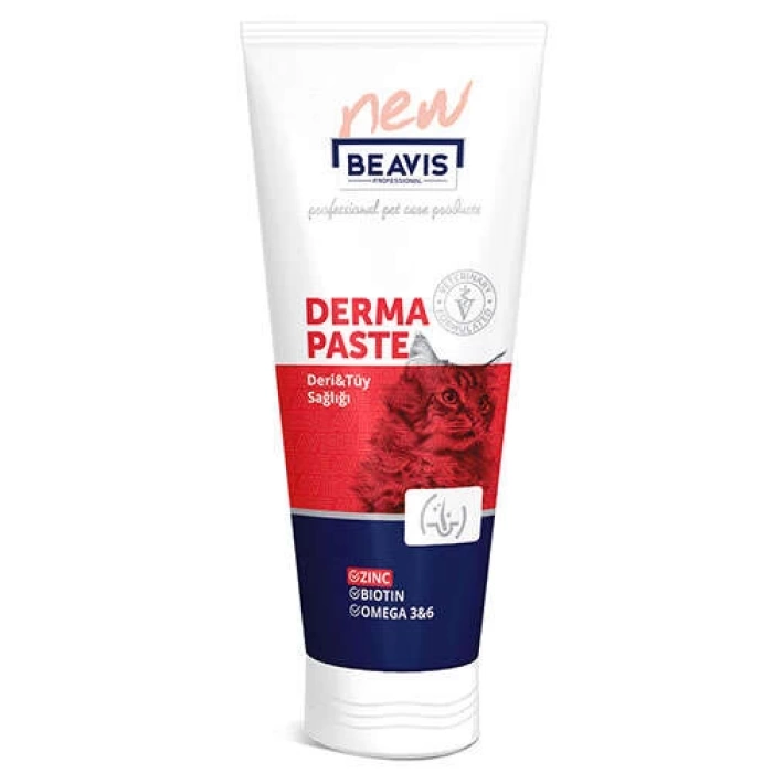 Beavis Derma Paste Sensitive Deri ve Tüy Sağlığı Kedi Macunu 85 ML