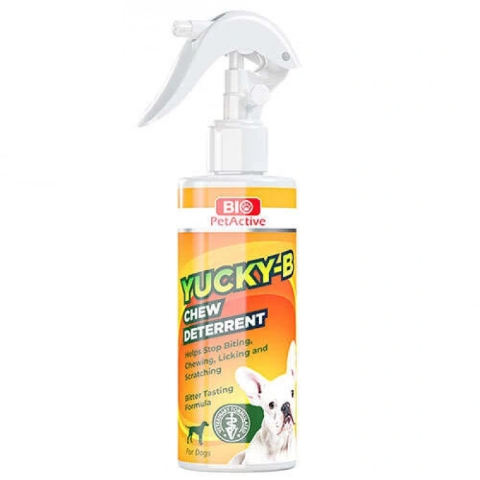 Bio Pet Active Yucky-B Köpekler İçin Uzaklaştırıcı ve Çiğneme Önleyici Sprey 250 Ml