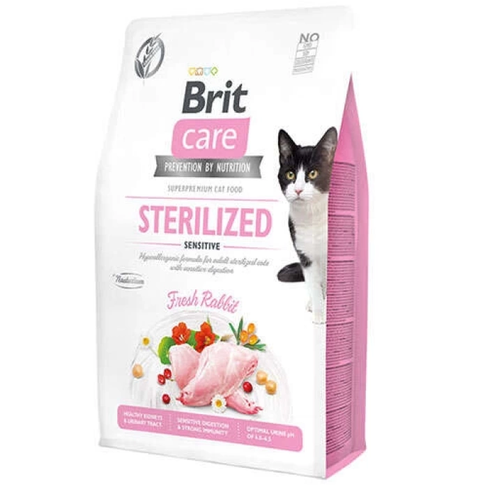 Brit Care Sterilised Sensitive Tavşanlı Tahılsız Kısırlaştırılmış Kedi Maması 2 Kg