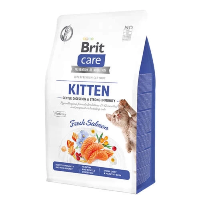 Brit Care Kitten Somonlu Tahılsız Bağışıklık Destekleyici Yavru Kedi Maması 7 Kg