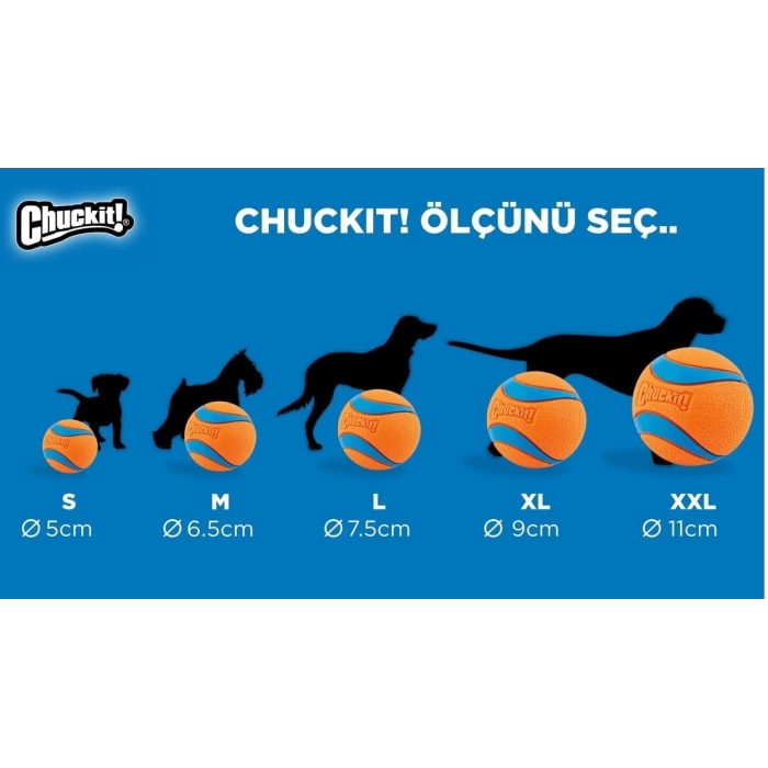 Chuckit! Ultra Ball Dayanıklı Köpek Oyun Topu Extra Extra Large