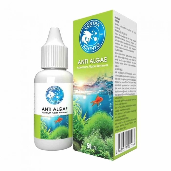 Contra Ichthyo Anti Algae 50 ml – Akvaryum Yosun Temizleyici Solüsyon